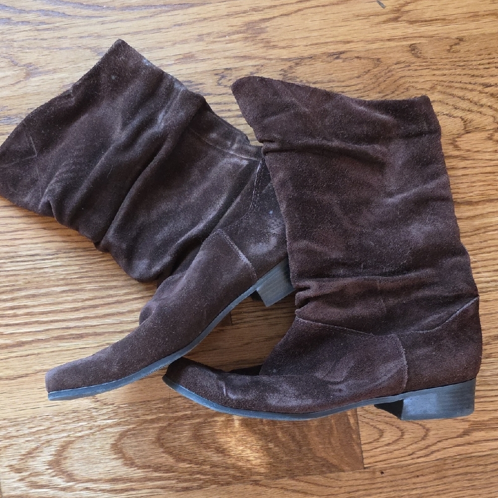 Brown Suede Women's Boots